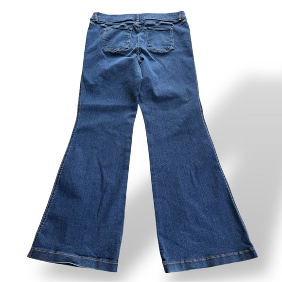 SPANX Denim Flare Jeans Size 2X Midnight Blue - Picture 5 of 9